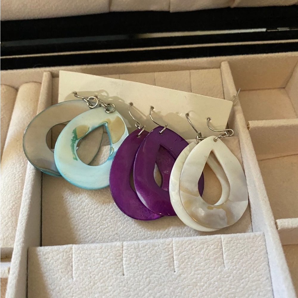 Shell Teardrop Earrings bundle